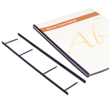 GBC® Velobind Reclosable Spines, 200 Sheet Capacity, Black, 25-pack freeshipping - TVN Wholesale